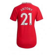 Manchester United Antony #21 Hemmatröja Dam 2022-23 Korta ärmar